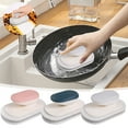 thumbnail image 6 of BVXEEP Kitchen Sponges, Dish Sponge, Multi Functional Kitchen and Bathroom Cleaning Brush with Handle Sponge Cleaning Countertop Brush, 6 of 6
