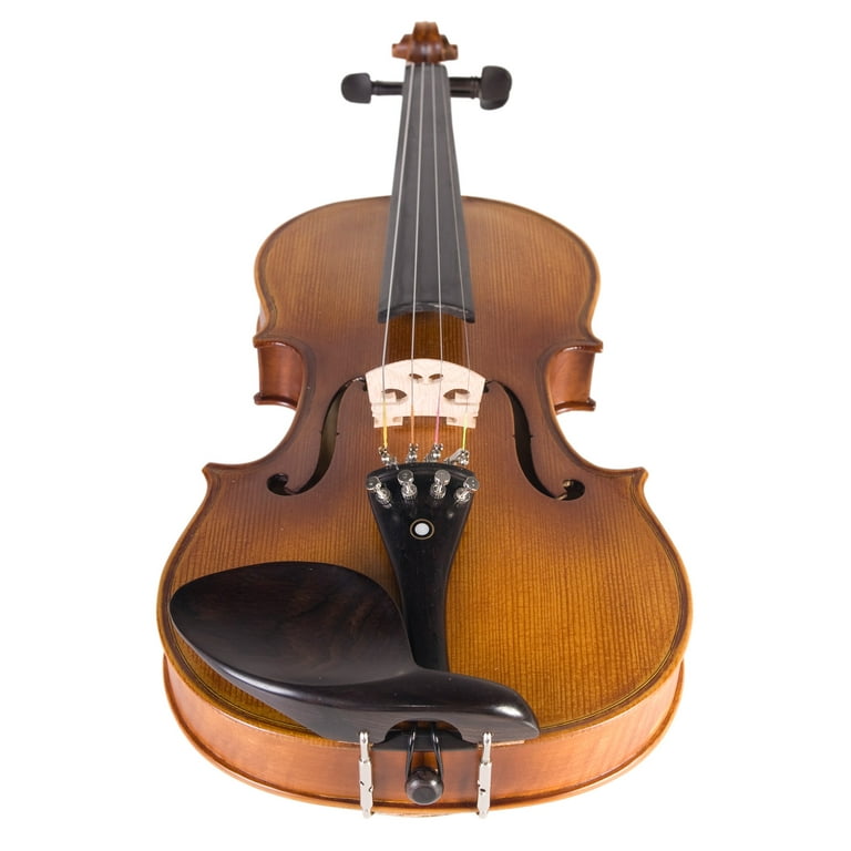 Cecilio Size 3 4 CVN 500 Ebony Fitted Flamed Solid Wood Violin