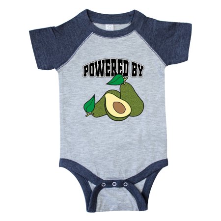 

Inktastic Avocado Powered by Avocados Gift Baby Boy or Baby Girl Bodysuit