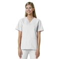 thumbnail image 1 of core by maevn women's v-neck solid scrub top, 1 of 1