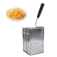 thumbnail image 6 of Suodoka 304 Stainless Steel Deep Fry Basket with Handle, Round Pasta Strainer and French Fry Filter for Home Kitchen Cooking, 4.7 x 4.7 x 6.8 inches / 120 x 120 x 172 mm, 6 of 9