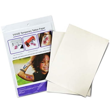 Printable Temporary Tattoo Paper 8.27"x11.69" - Walmart.com