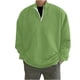 thumbnail image 2 of Sudadera sin capucha para hombre, jersey con media cremallera, camiseta de manga larga, sudadera sin capucha, blusa y camisa de cuello alto de manga larga, blusa para hombre, 2 of 6