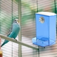 thumbnail image 4 of Soumake Bird Feeder With Dustproof Lid Automatic Clear Anti-Spill Mount Budgie Cockatiel Conure Food Dispenser Pet Supplies Practical, 4 of 7