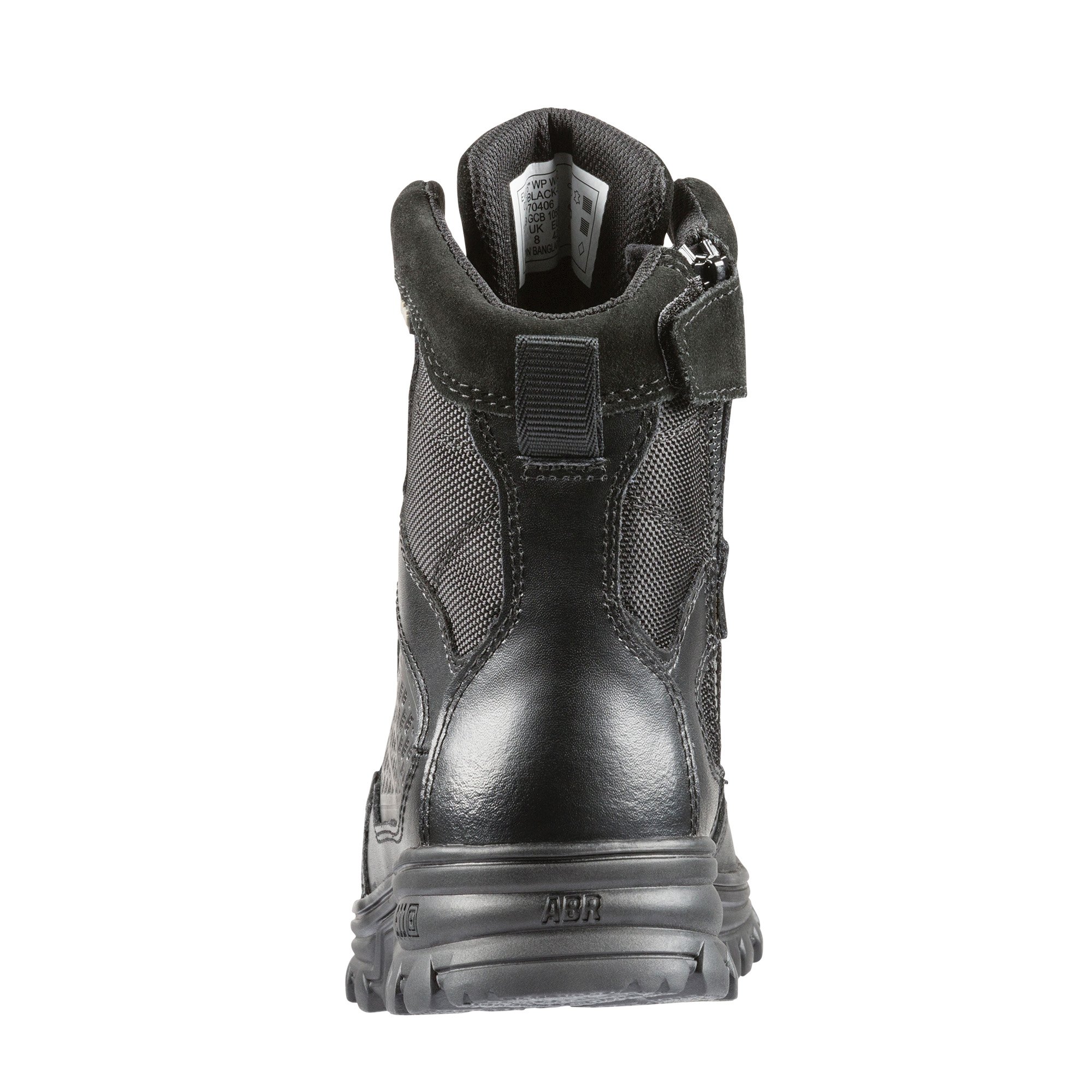 5.11 Work Gear Evo 6-Inch Waterproof Boots, Side Zip, Ortholite Insole, Black, 4/Regular, Style 12313 - image 5 of 5
