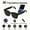 Black, variant on 4k Camera Glasses, Ai Smart Glasses with Real-Time Translation & Object Recognition, Open-Ear Audio, Ultra-Light Design, Max 8hrs Playtime for Outdoor, Work, Travel, Business - Black