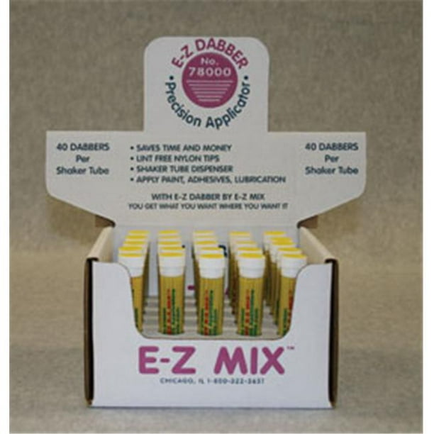 E-Z EMX-78000-E Mix Bouteille E-Z avec 40 Tampons