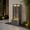 Gray, variant on Morufur 39“ Outdoor Water Fountain with Pump, Modern Cascading Freestanding Wall Fountain with Warm LED Lights for Patio Porch Law, Gray