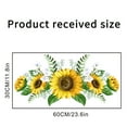 thumbnail image 4 of Cheapark Removable Sunflower Wall Decals Sticker for Bedroom Living Room Bedside Home Decor Peel and Stick Farmhouse Style Wa ll Art, 4 of 6
