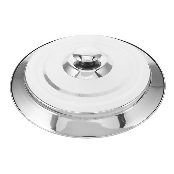 IBASETOY Seasoning Pot Cover Stainless Cooking Pan Lid High Efficiency 1Set