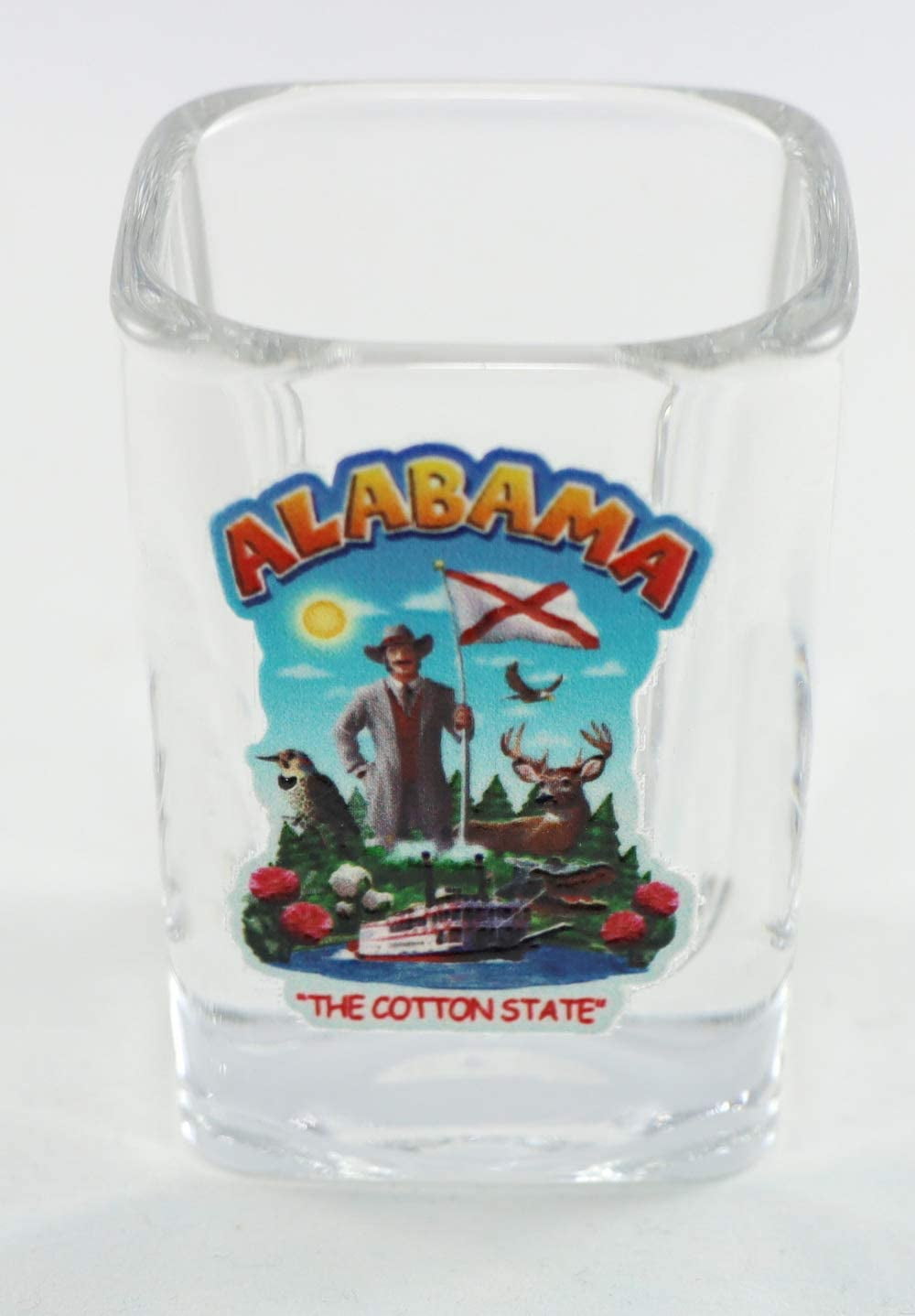 Alabama State Montage Square Shot Glass Walmart Com Walmart Com