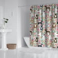 thumbnail image 2 of Cute Pitbull Terriers Dog and Flower Shower Curtain 72"x72" ,Bathroom Decorative Shower Curtains Set with 12 Hooks,Modern Waterproof Washable Shower Curtain, 2 of 6