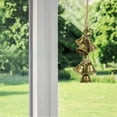 thumbnail image 6 of Spencer Witch Bells Protection Door Hangers Witch Wind Chimes Wreath Handmade Hanging Witch Bells for Home Door Garden Decor, 6 of 11