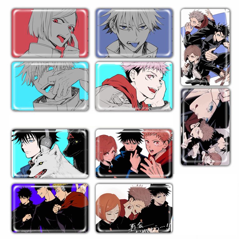 10Pcs/Set Anime Mo Dao Zu Shi Crystal Card Sticker HD Photocard Lomo Cards  Waterproof Bus