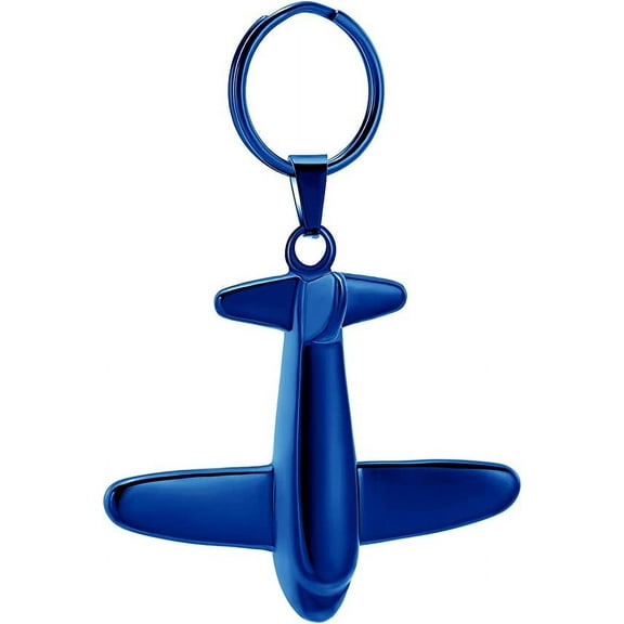 Airplane Cremation Keychain for Ashes Always In My Heart Urn Locket Cremation Jewelry Stainelss Steel Airplane Memorial Keepsake Keychain for Human Ashes Pet Ashes