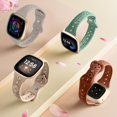 thumbnail image 7 of Comvin 6 Pack Bands for Fitbit Versa 4/Versa 3/Sense 2/Sense Band,Stylish Hollow-out Breathable Bracelet Strap for Women Men, 7 of 7