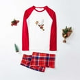 thumbnail image 7 of Odeerbi Matching Family Christmas Pajamas Sets Xmas Family Home Wear Sets 2024 Casual Printed Top with Bottom Outfits Loungewear Sleepwear Jammies for Mom, 7 of 7