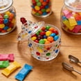thumbnail image 5 of Glass Candy Jar with Lid, 11cm Colorful Dot Candy Dish for Dessert, Cookie, Jewelry, Wedding Party Decor, Kitchen & Tabletop Storage (4.33x3.15in), 5 of 8