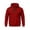 03# Red, variant on Men's Quarter-Zip Hoodie Sweatshirts with Dual Chest Pockets Fleece-Lined Fabric Pullovers for for Daily Wear or Walks S-3XL