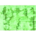 thumbnail image 1 of Ahgly Company Indoor Rectangle Abstract Green Modern Area Rugs, 4' x 6', 1 of 4