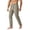Khaki, variant on Mens Sweatpants Elastic Waist Workout Jogger Slim Casual Drawstring Athletic Pants with Zipper Pockets