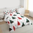 thumbnail image 3 of Homewish Kawaii Xmas Tree Full Size Comforter Sets 3-Piece for Female Men Adults,Merry Christmas Bedding Comforter Set,Polka Dots Lightweight Bedding Sets,Microfiber Bedroom Decor,Reversible, 3 of 8