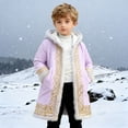 thumbnail image 2 of Playtopia Jackets For Boys Boys Winter Coat Hooded FleeceâLined Cloak Long Embroidered OpenâFront Boys Outerwear 1 Piece Sizes 110 120 130 140 150 160, 2 of 4