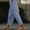 Blue, variant on Trousers Pants Woman With Pockets Cotton Linen Pants Petite Soft Drawstring Elastic Waist Lounge Pants Mid Rise Pants Lightweight Pull On Trousers Casual Summer Striped Pants Pink