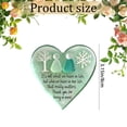 thumbnail image 3 of Snowflake-Shaped Sea Glass Friendship Decor,Heart Shaped Sea Glass Friendship Hanging Ornaments,New Timeless Friendship Heart Keepsake Sea Glass Art, Ornament for Christmas Tree Hanging Ornaments, 3 of 9