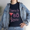 thumbnail image 2 of Cheers To 80 Years 80th Birthday Design 2 T-shirt, 2 of 2