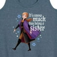 thumbnail image 3 of Disney Frozen 2 - Snow Much Fun Being A Sister Anna Christmas - Women's Racerback Tank Top, 3 of 5