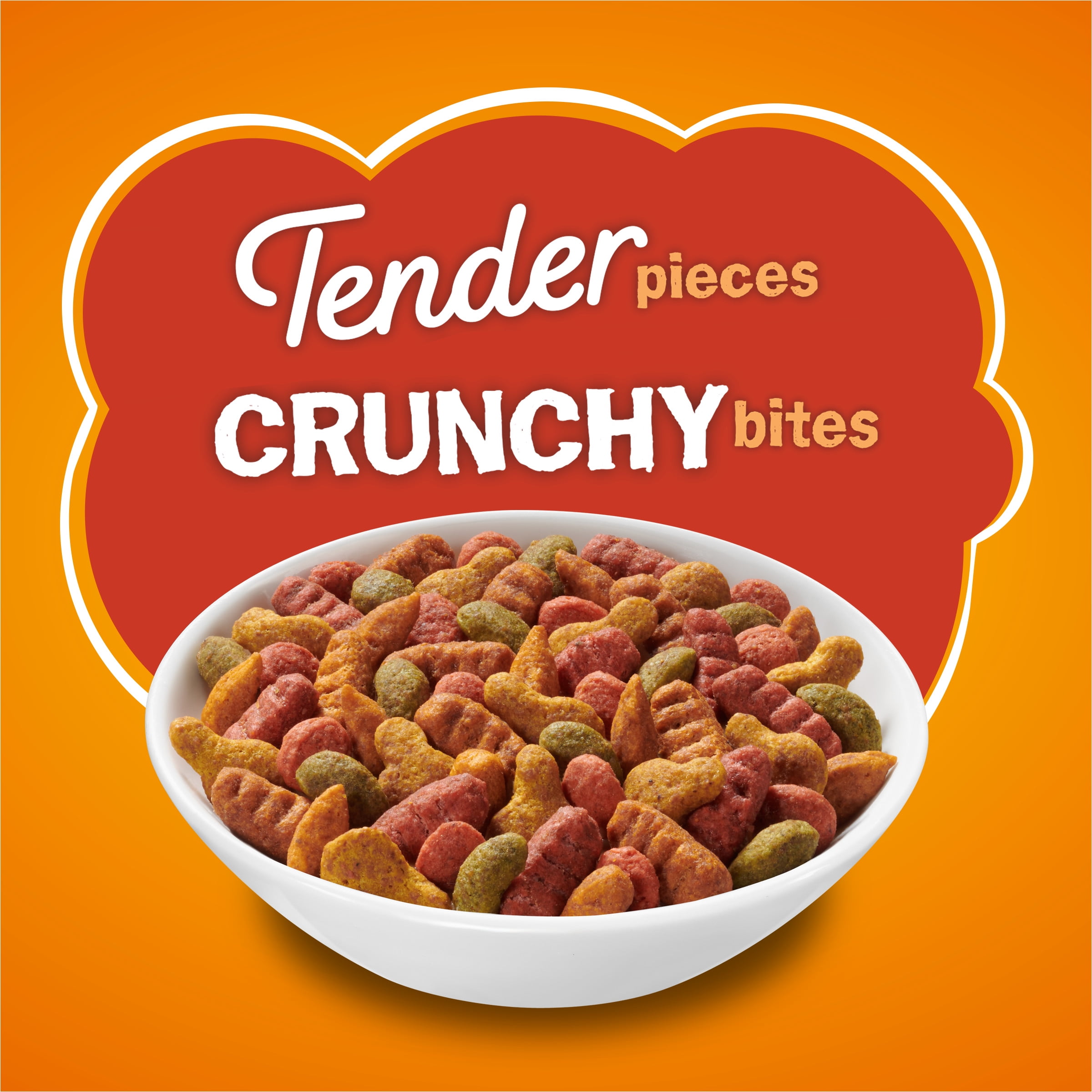 Friskies Tender & Crunchy Combo Dry Cat Food, 3.15 lb Bag - 1