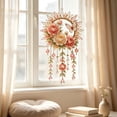 thumbnail image 3 of Crystal Dream Catcher, Boho Moon Sun Dream Catchers for Adults, Handmade Crystal Dreamcatcher Wall Hanging, Bedroom Living Room Window Garden Decor (Pink-C), 3 of 7