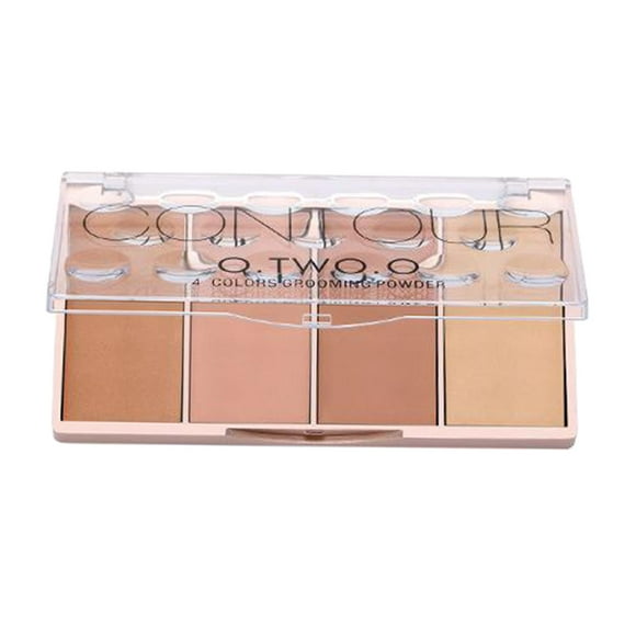 Multiuso piel saludable polvo bronceador rubor maquillaje paleta esculpir contorno paleta 02 jinwen paleta de rubor cosmético mate