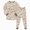 Beige, variant on Zuwimk Girl Boys Pajama Set with Long Sleeve Kids Halloween Printing Pjs Sleepwear Spring Fall,Y029-Khaki