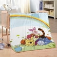 thumbnail image 6 of Winnie the Pooh Blanket Super Soft Blanket Throw Blanket Warm Cozy Flannel Sofa Bed Blanket Outing Travel Blanket for Baby Kids Adults 32"x47", 6 of 10