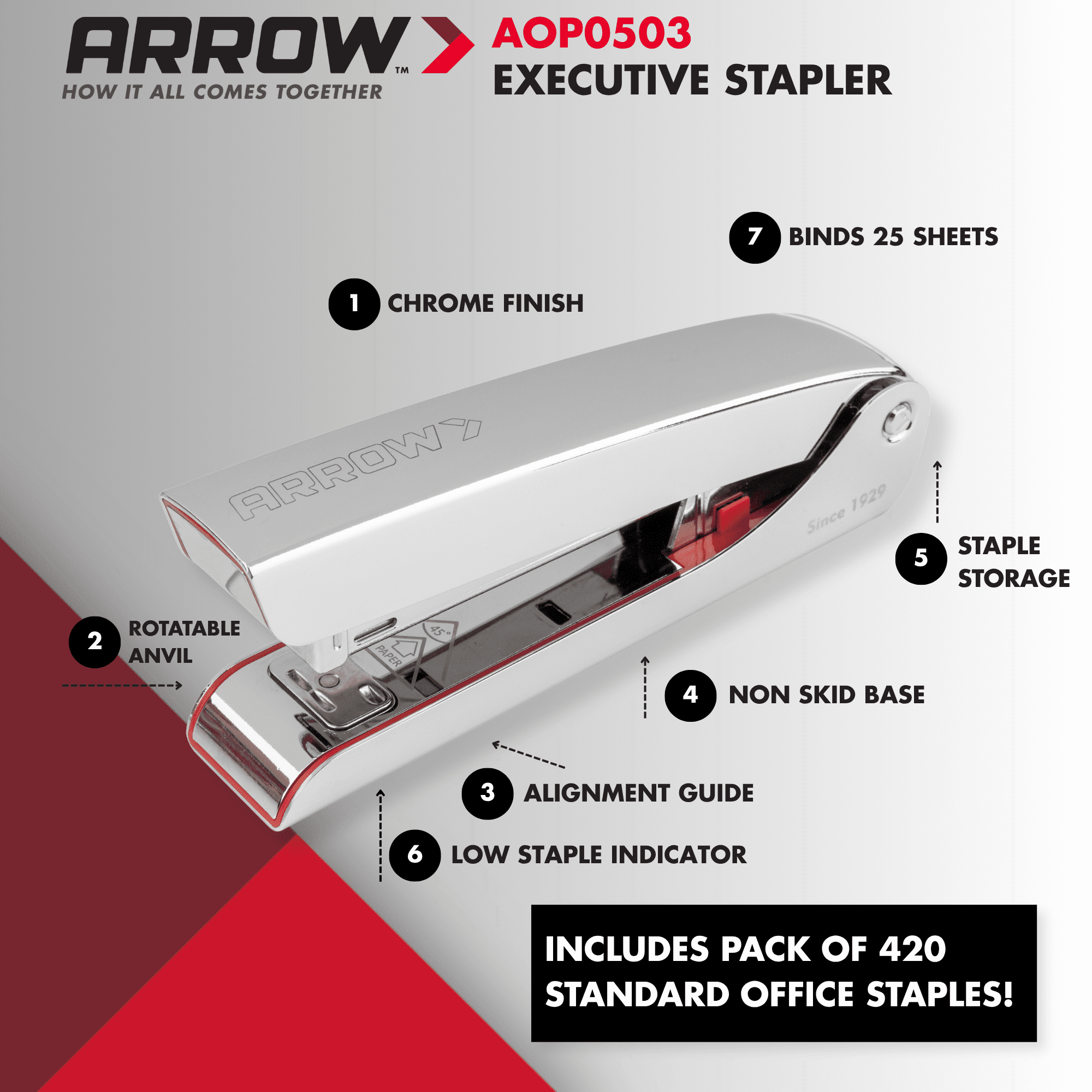 Arrow Executive Stapler