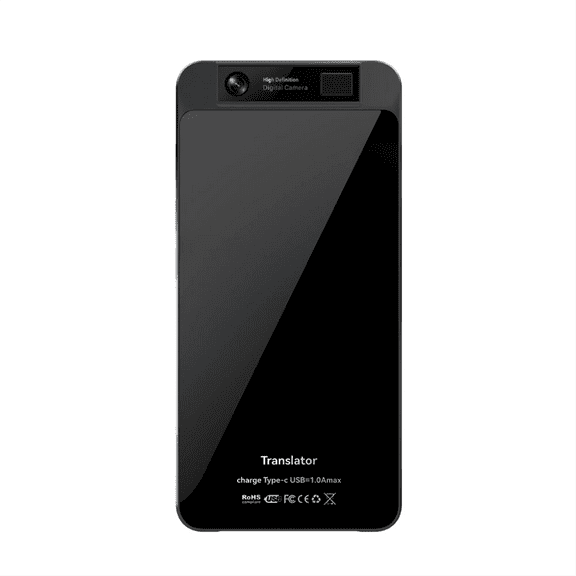M80 Portable Language Translator Device with 142 Languages Voice Translating 19 Offline Translation,1 * Language Translator 1 * Charging cable,Black