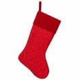 thumbnail image 2 of Vickerman 21" Rouge Quilt Stitch Jewel Stocking - QTX190421, 2 of 4
