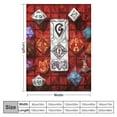thumbnail image 4 of ARISTURING Dungeons and Dragons D20 Pattern Silky Touch Super Soft Throw Blanket, 4 of 6
