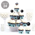thumbnail image 2 of Big Dot of Happiness Strike Up the Fun - Bowling - Cupcake Decoration - Birthday Party or Baby Shower Cupcake Wrappers and Treat Picks Kit - Set of 24, 2 of 7