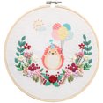 thumbnail image 1 of Embroidery Starter Kit Full Range DIY Cartoon Animal Cross Stitch Kit Craft Kit, 1 of 8