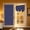 Navy, variant on Navy Polyester Blackout Roman Window Shade Light Blocking Temporary Sun Curtain For Bedroom Home Office Small Apartment Interior Window Decor 68.1*26In