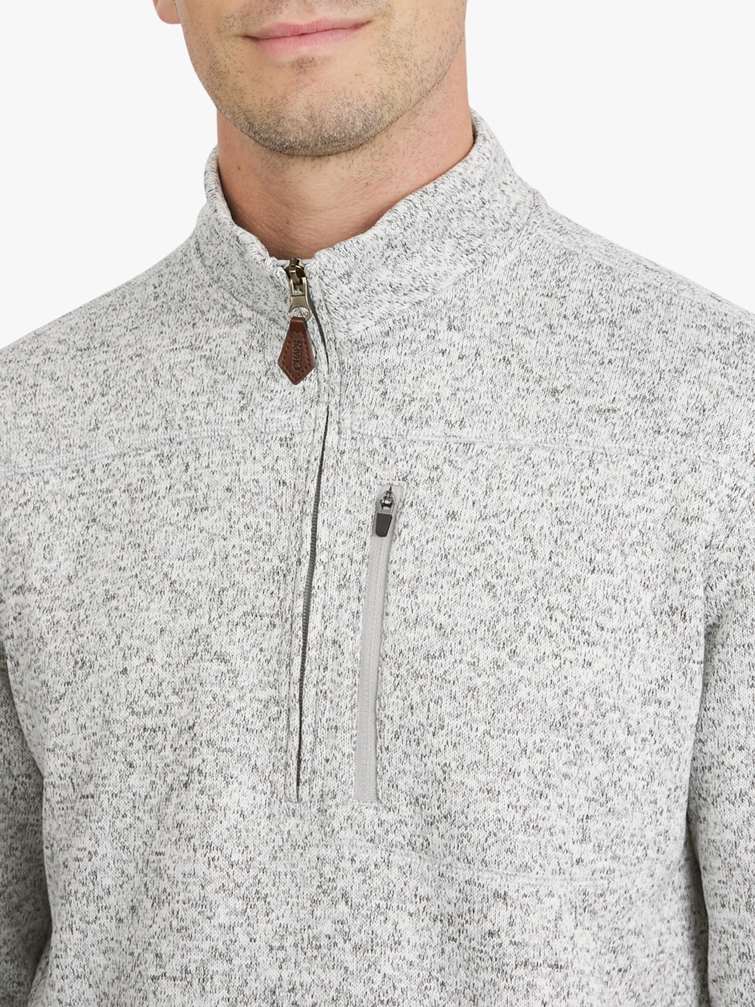 Chaps Men's & Big Men's Quarter Zip Fleece Sweater, Sizes S-3XL