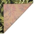 thumbnail image 6 of Liora Manne Marina Jungle Leaves Indoor Outdoor Rug Area Black, 6 of 7