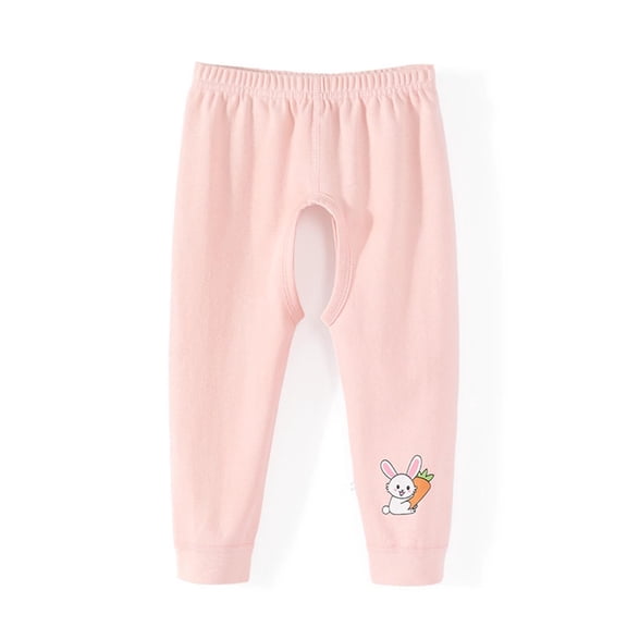 uublik Joggers for Boys Girls Size 0-2T Baby Long Pants Elastic Waist Jogger Pants Sweatpants Pink
