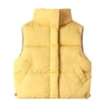 thumbnail image 2 of Little Boys Girls Outdoor Casual Stand Collar Warm Vest Coat, 2 of 8