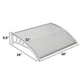 thumbnail image 7 of Cfowner 32" x 40" Patio Door Window Awning Outdoor Canopy Cover UV Rain Snow Protection One-Piece Polycarbonate Hollow Sheet, 7 of 7