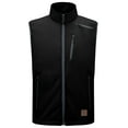 thumbnail image 5 of Little Donkey Andy Men's Lightweight Fleece lined Softshell Vest Windproof Sleeveless Jacket for Hiking Travel Golf Black S, 5 of 8
