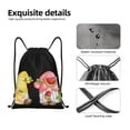 thumbnail image 4 of Bingfone Hello Summer Gnome Drawstrings Backpacks Bags for Men Women Gym Drawstrings Bag-Medium, 4 of 6